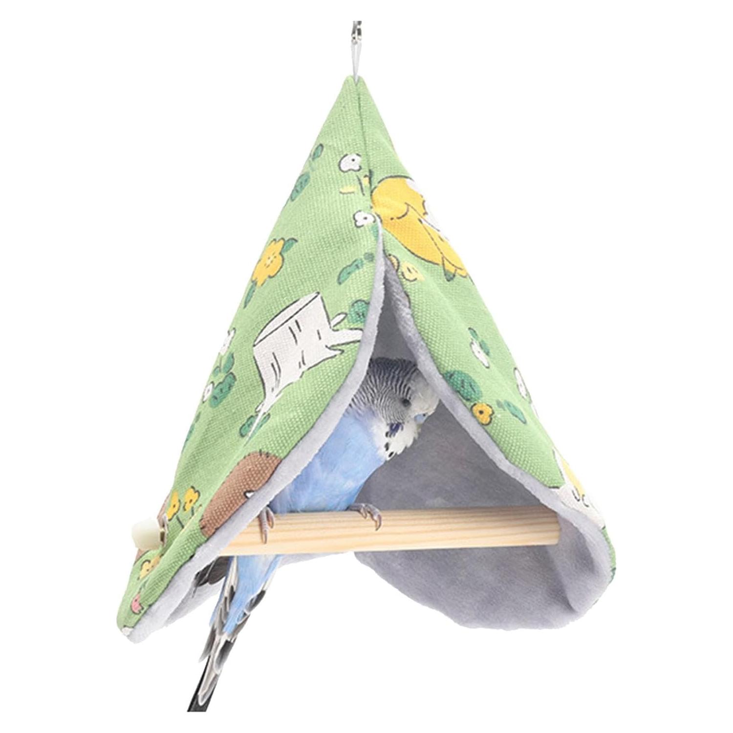 Manta de Cama para Aves FLAdorepet Nido de Loro Verde