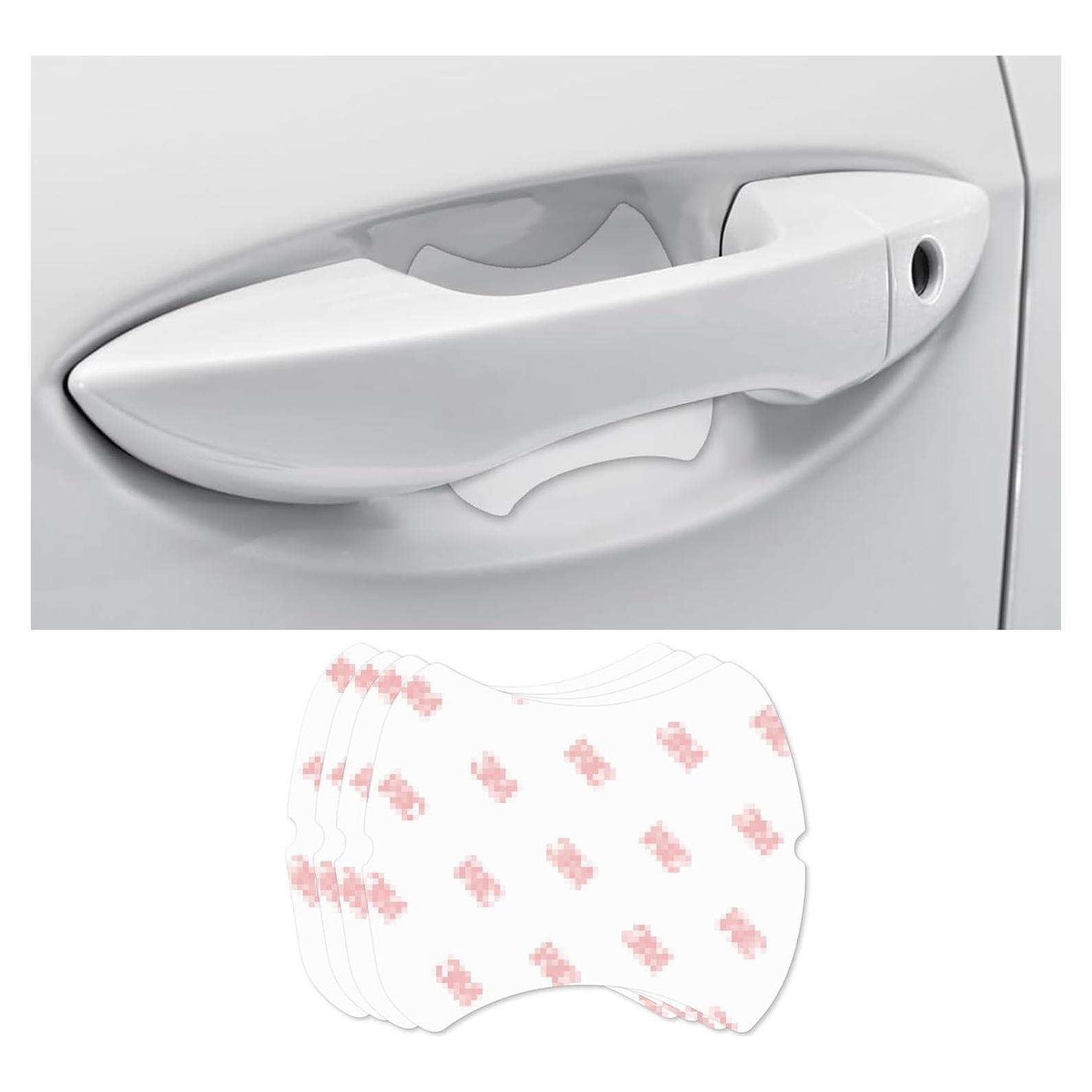 Protector de Manija de Puerta de Coche Genérico 4 Piezas Transparente