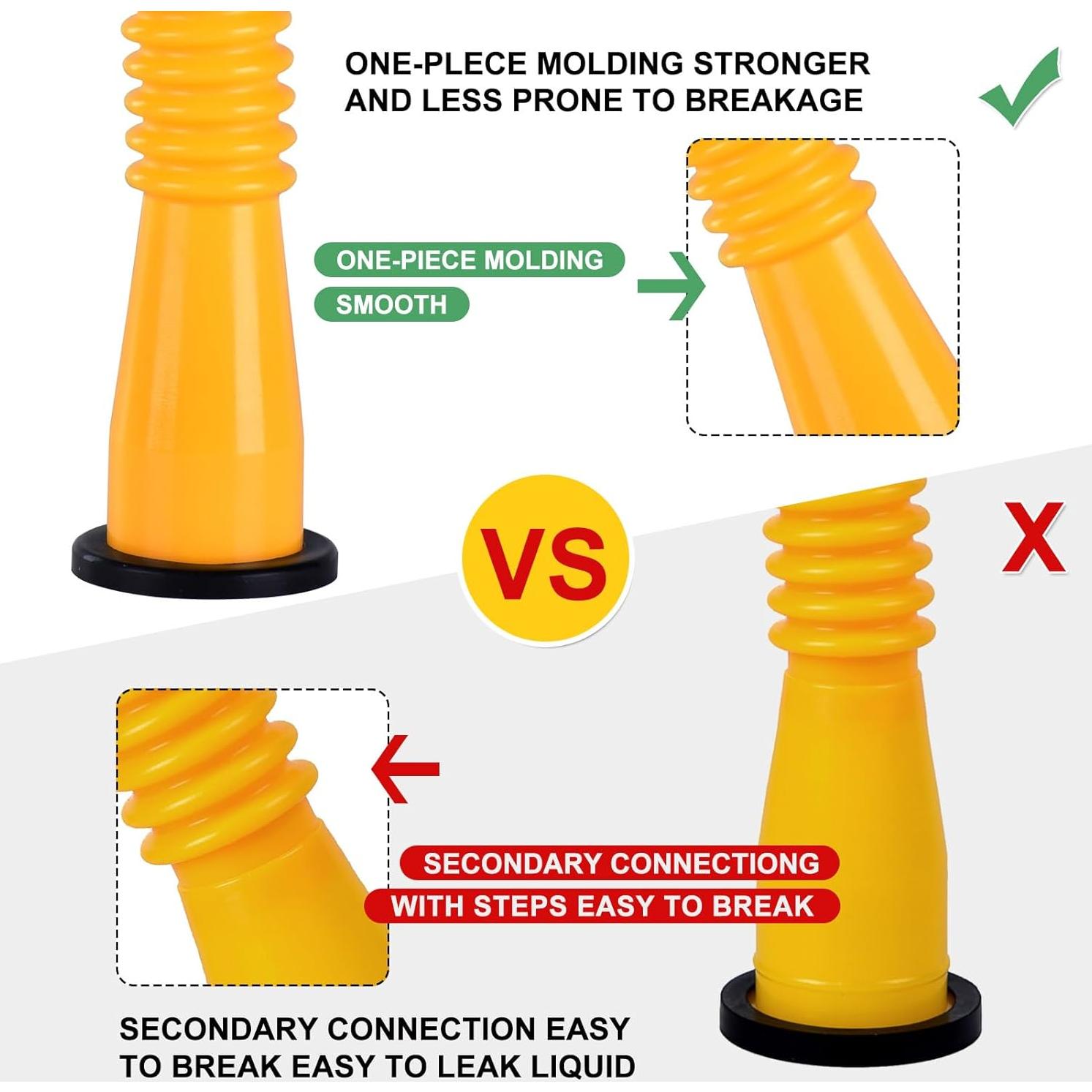 Boquilla de Lata de Gas FOANRIY 20.6 cm con Tapas Ventilación