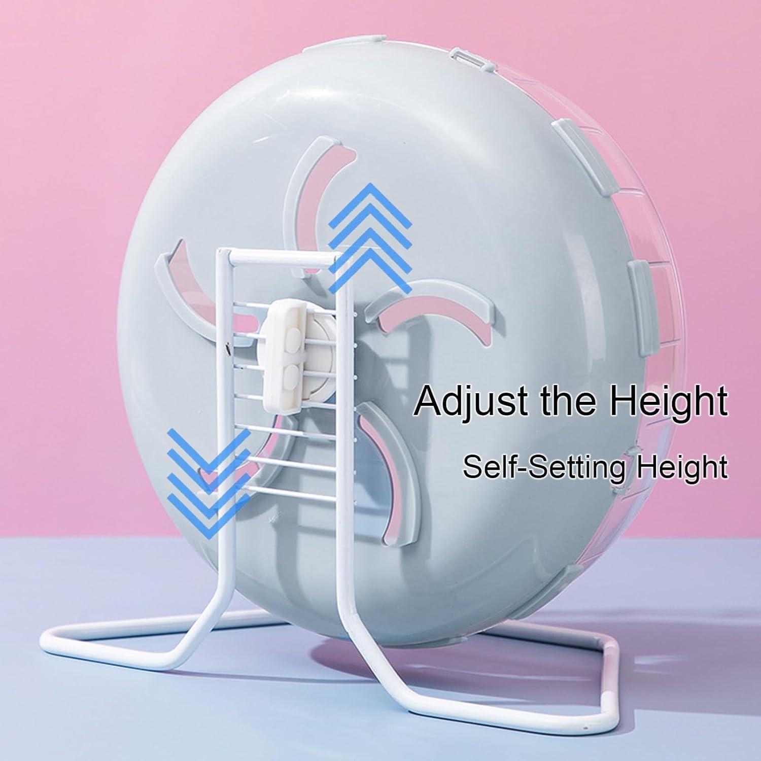 Rueda de Hámster Silenciosa Pluzmecalm 17.78 cm Ajustable