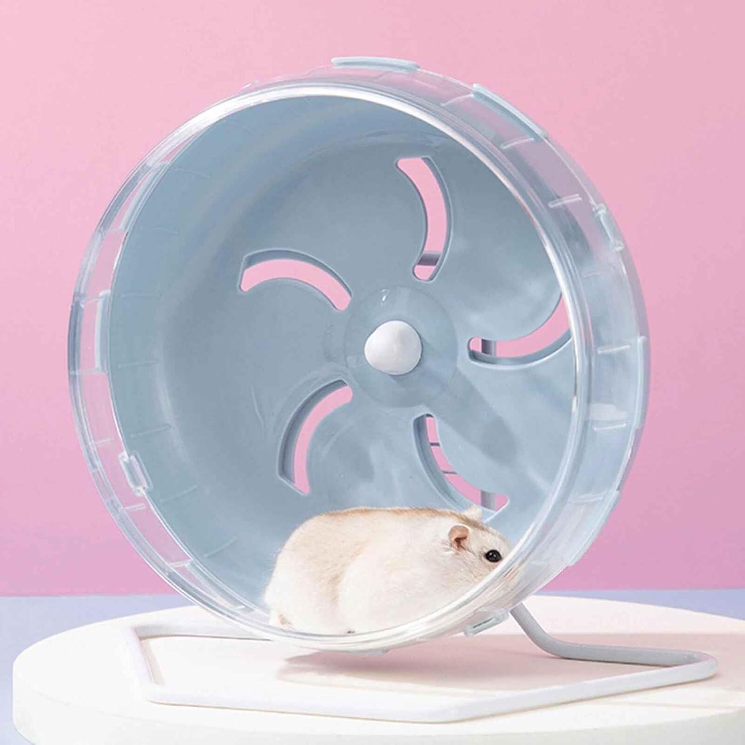 Rueda de Hámster Silenciosa Pluzmecalm 17.78 cm Ajustable