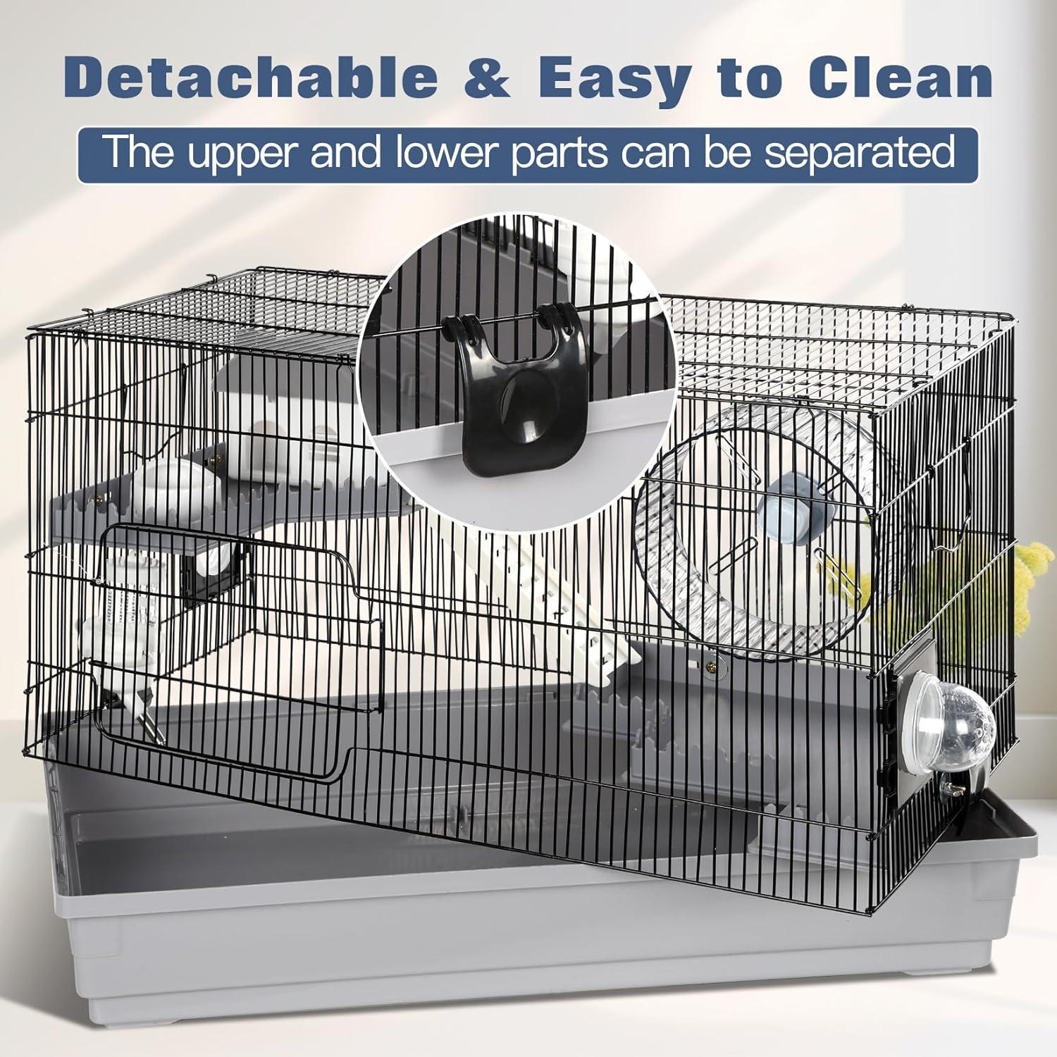 Jaula para Hámster Multinivel LOOBMBNS 55.88x30.48x38.1cm