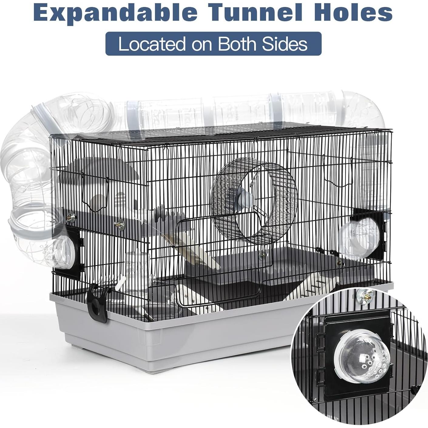 Jaula para Hámster Multinivel LOOBMBNS 55.88x30.48x38.1cm