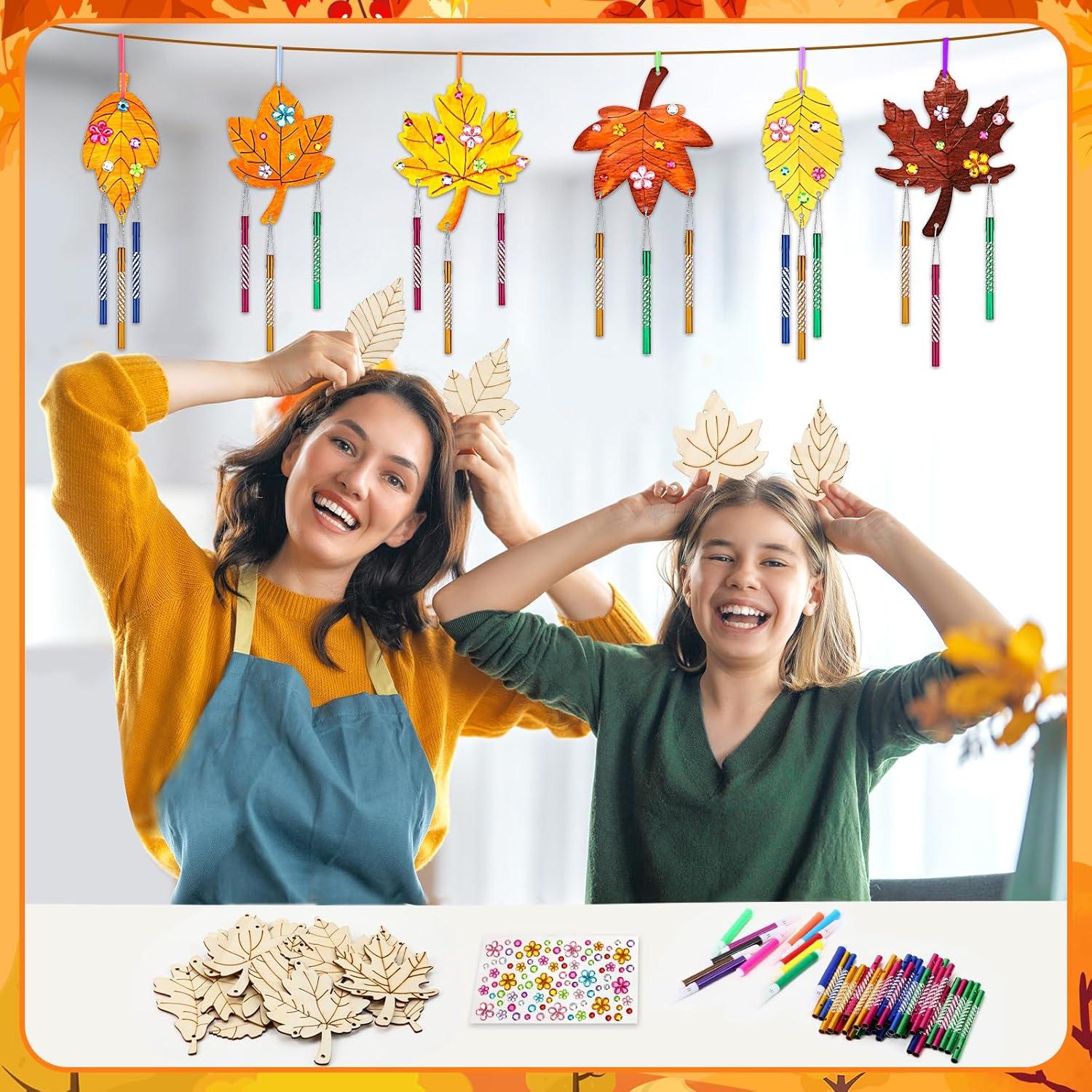 Kit de Campanas de Viento de Otoño DECYOOL 14 Piezas DIY