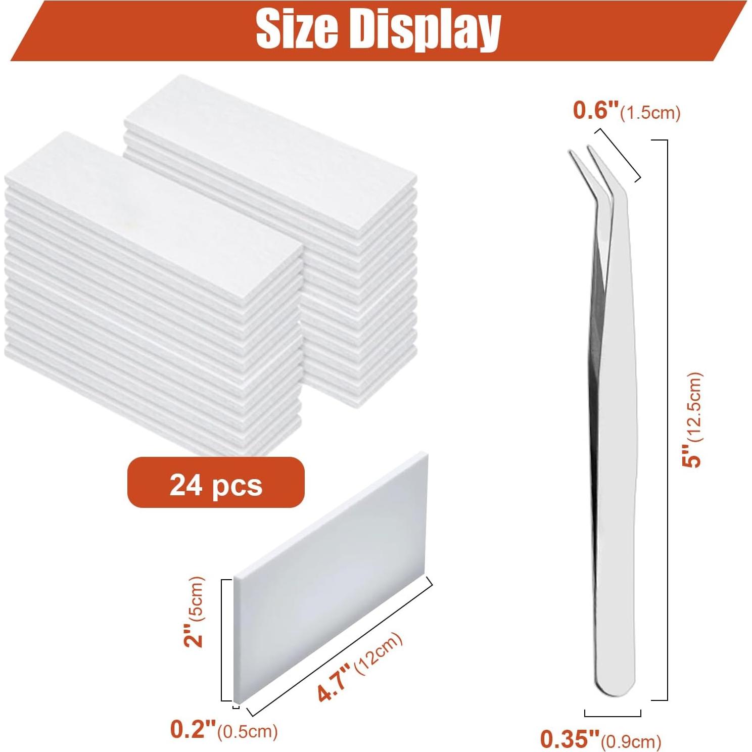 Mechas de Lana Cerámica Frohessen 24pcs para Fogón de Mesa