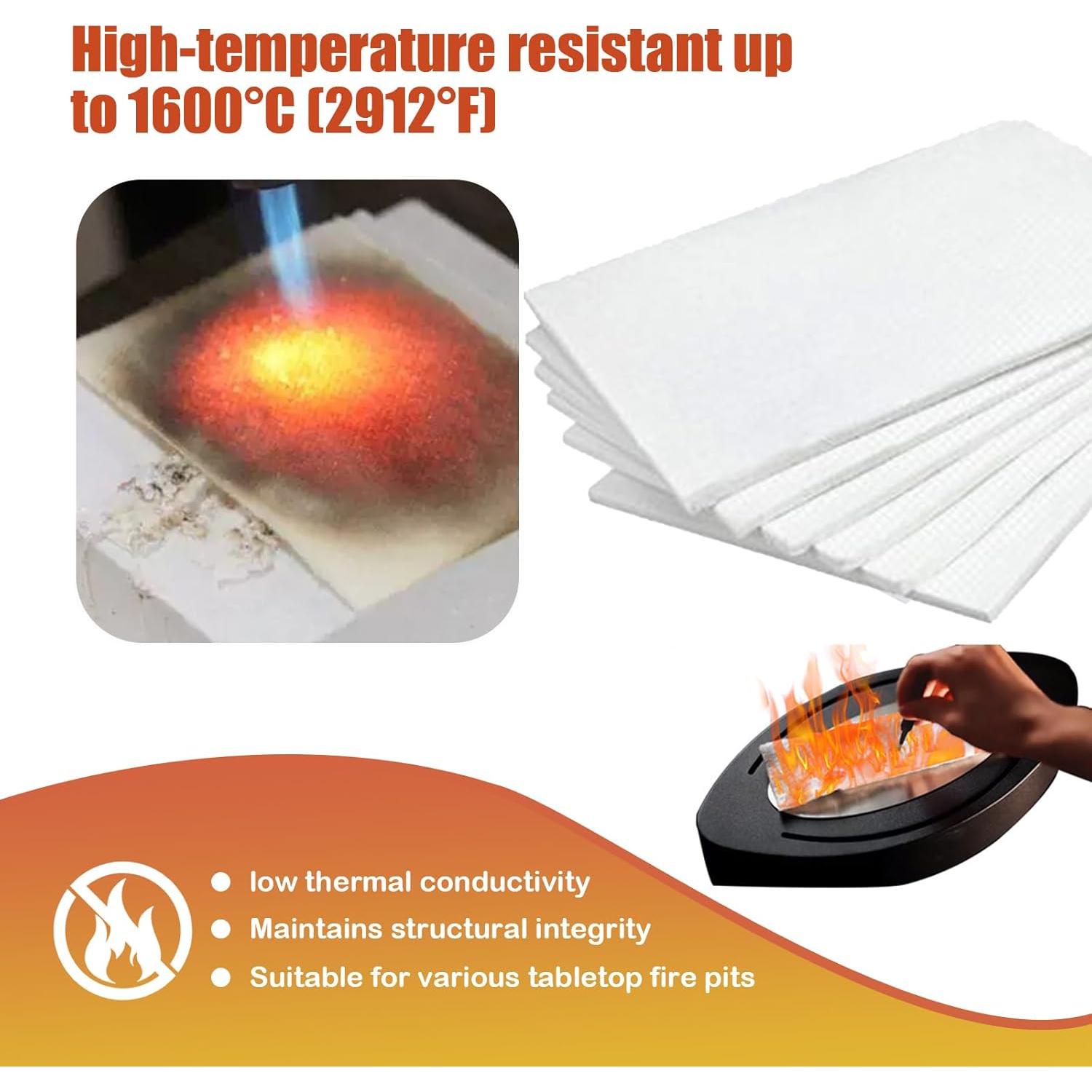 Mechas de Lana Cerámica Frohessen 24pcs para Fogón de Mesa