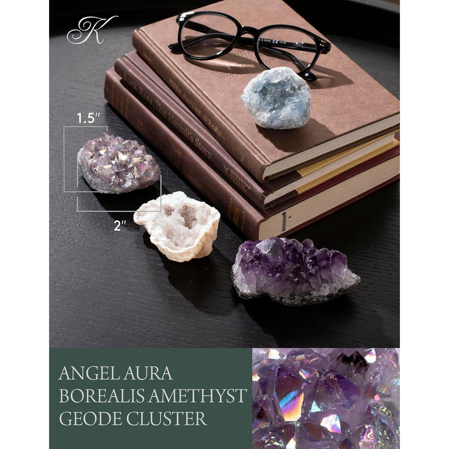 Geoda de Amatista Aura Angelical KALIFANO 120g 5.08cm