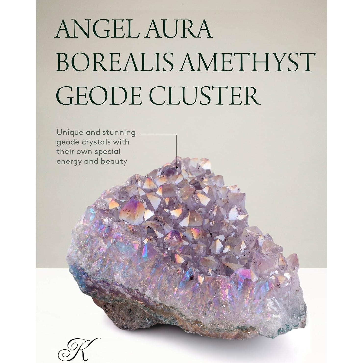 Geoda de Amatista Aura Angelical KALIFANO 120g 5.08cm