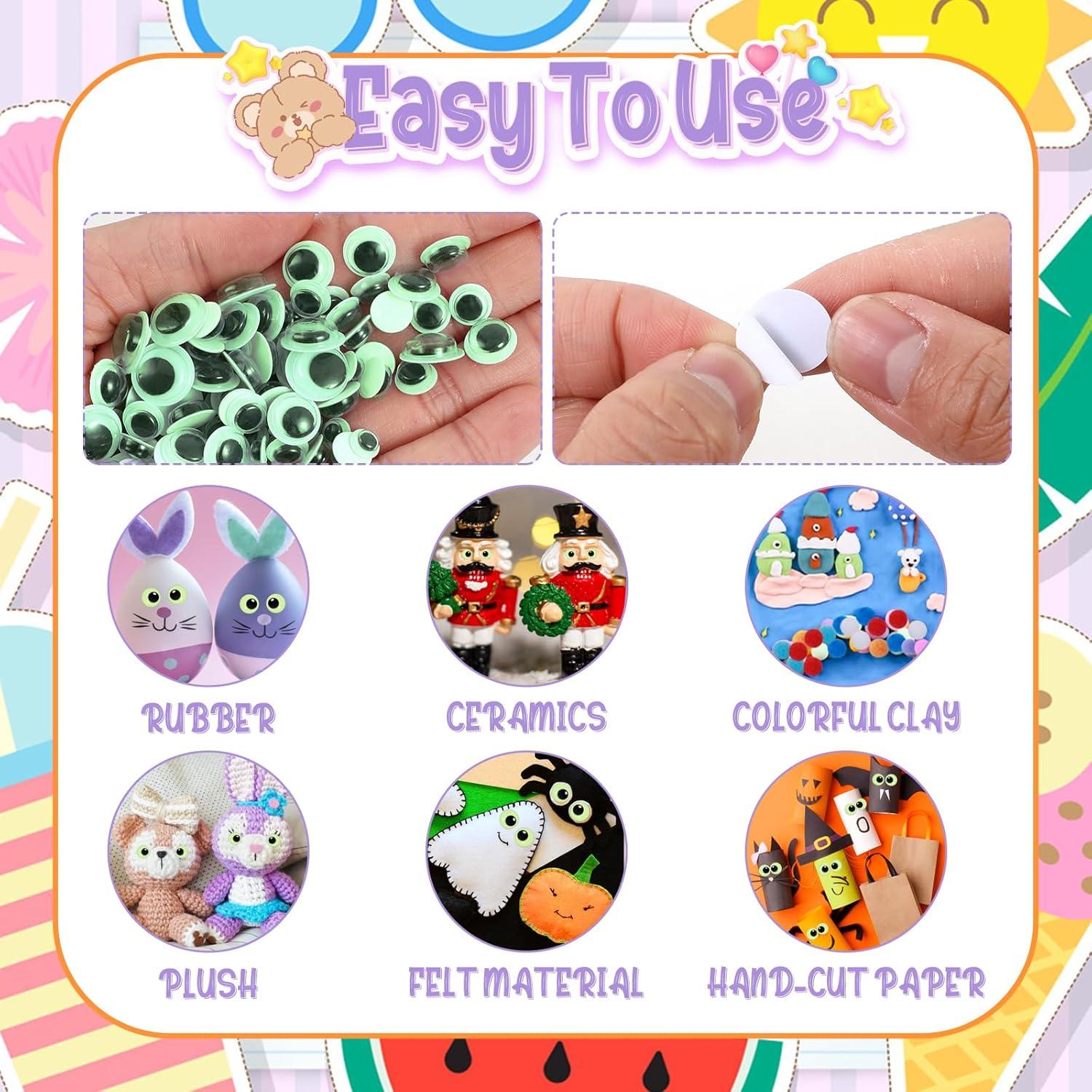 300 Ojos Móviles Brillantes en la Oscuridad 8mm DIVINA VITAE