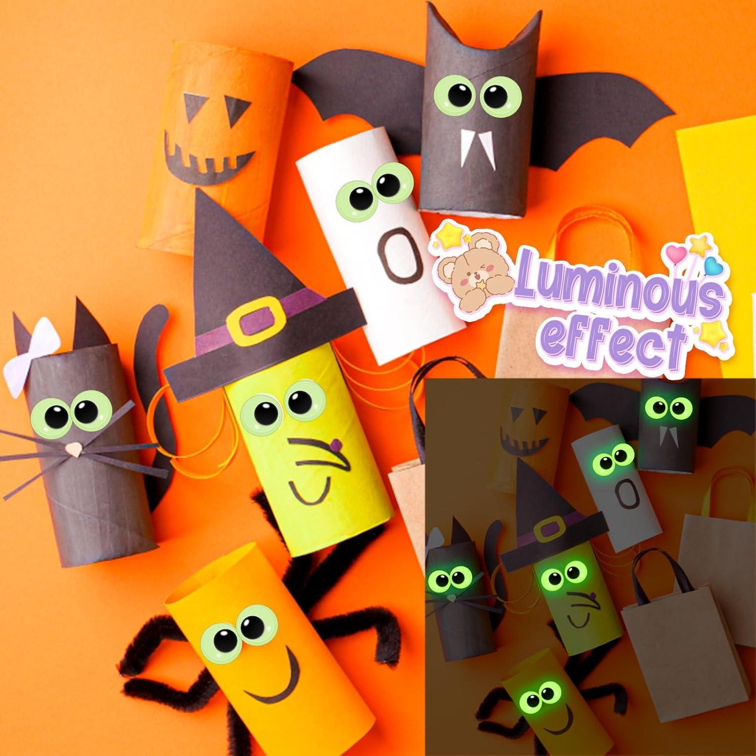 300 Ojos Móviles Brillantes en la Oscuridad 8mm DIVINA VITAE