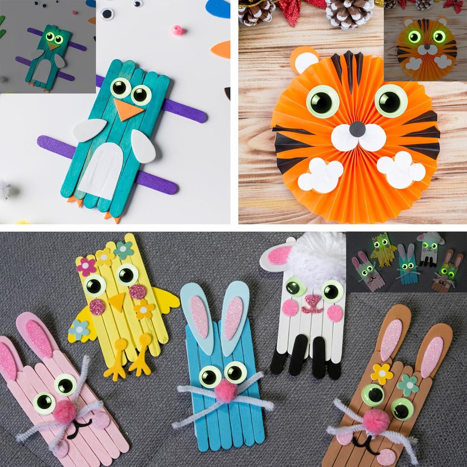 300 Ojos Móviles Brillantes en la Oscuridad 8mm DIVINA VITAE