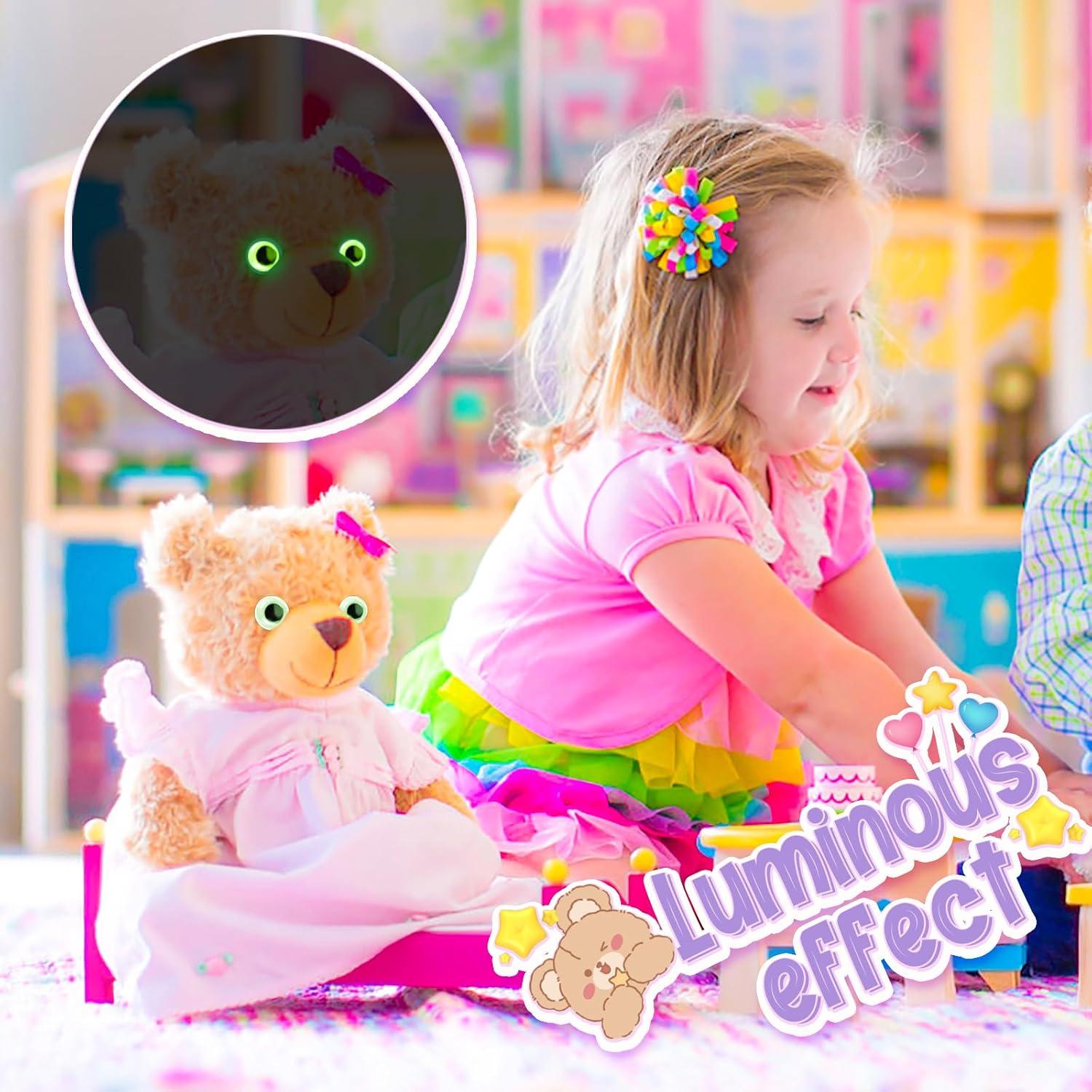 300 Ojos Móviles Brillantes en la Oscuridad 8mm DIVINA VITAE