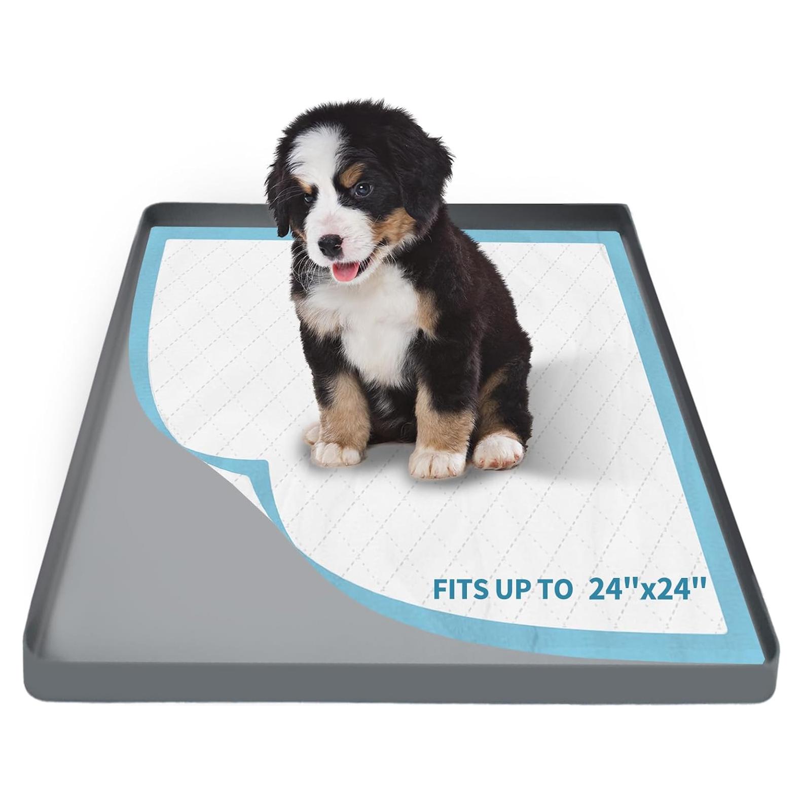 Bandeja para orinar perros Greatbond 60.96x60.96cm silicona antideslizante