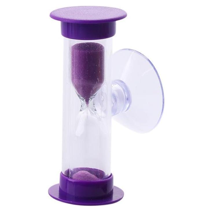Reloj de Arena Rosojodg 2 Minutos con Ventosa Púrpura