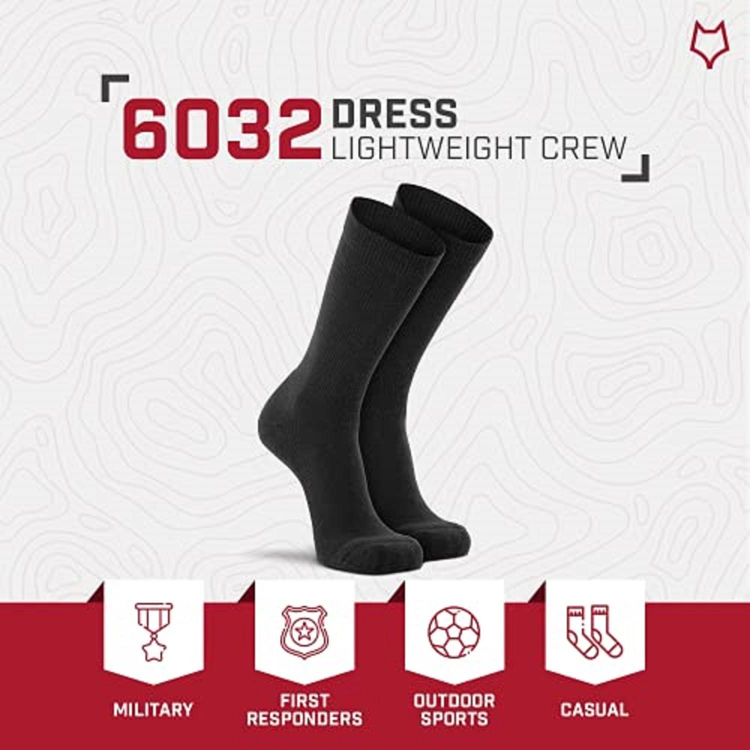 Calcetines de Vestir Militares Fox River - Paquete de 3, Negros