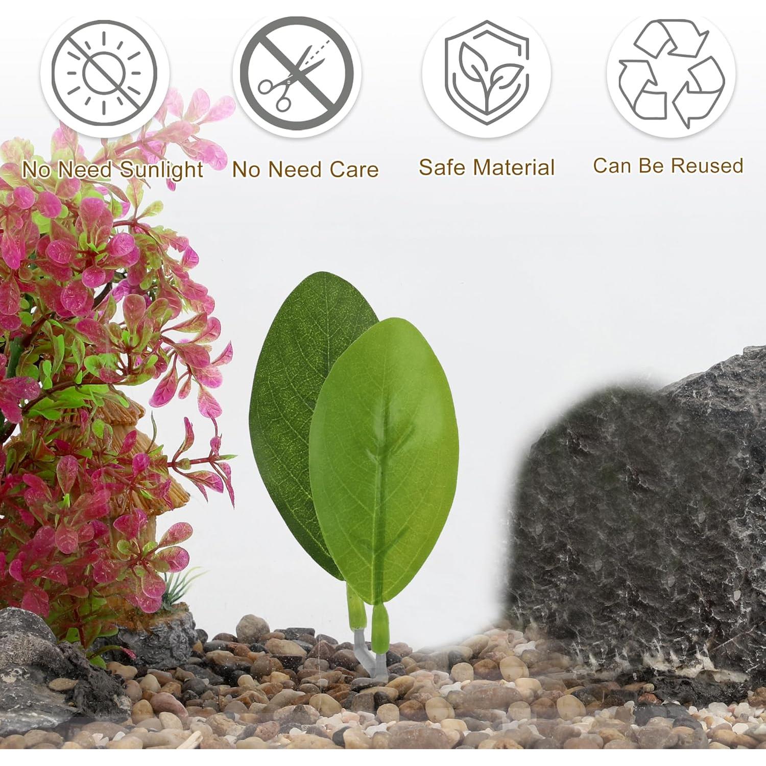 Cama para pez Betta CAPASTEC, hamaca ovalada de plástico verde