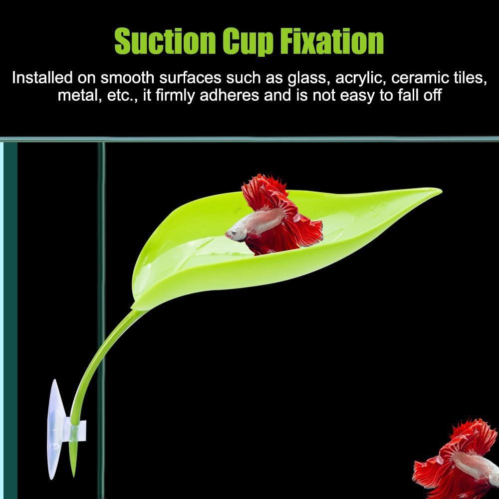 Hamaca de Hoja Betta DONGKER 3 PCS para Acuario Reptiles