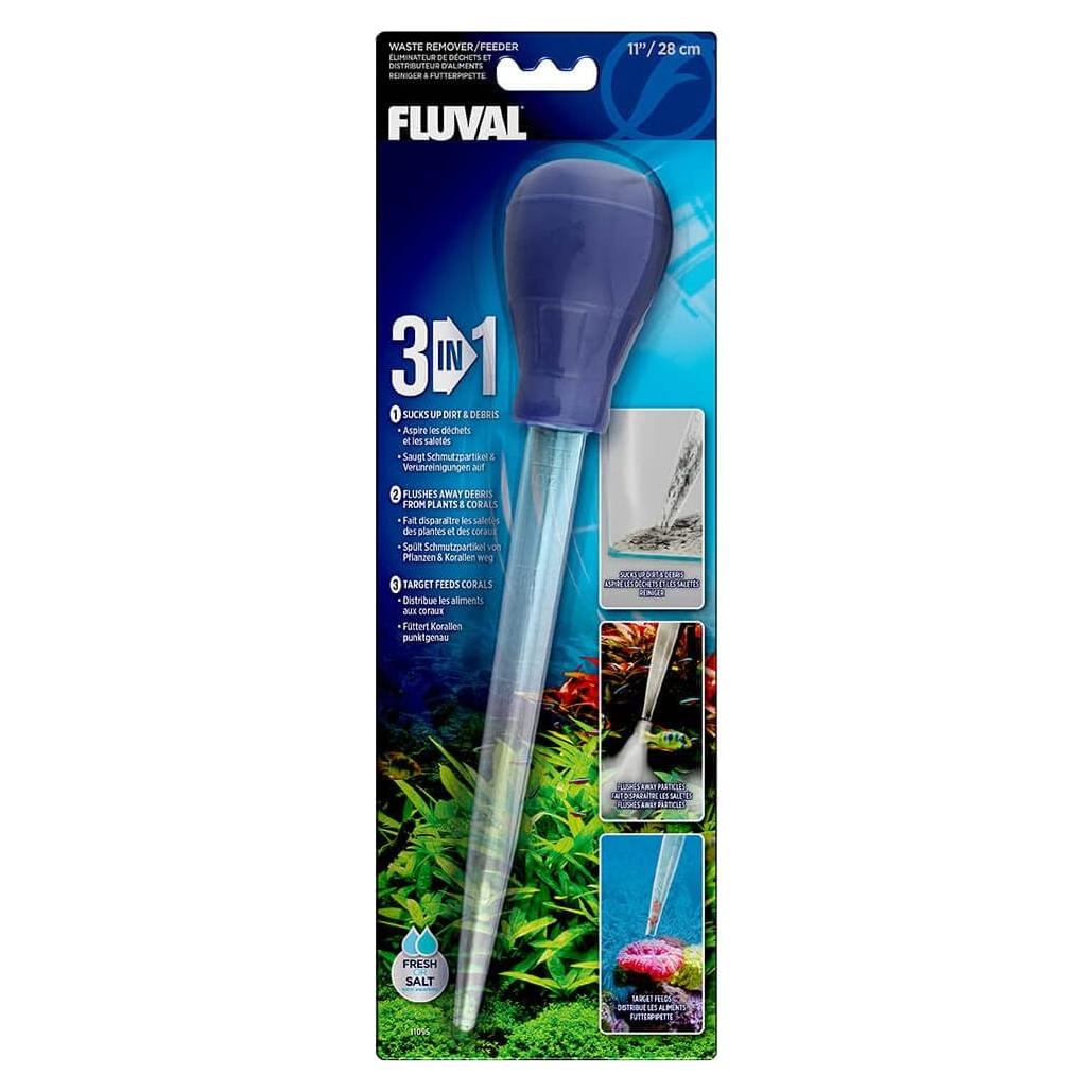 Removedor de Desechos y Alimentador Fluval 25x10x20 cm