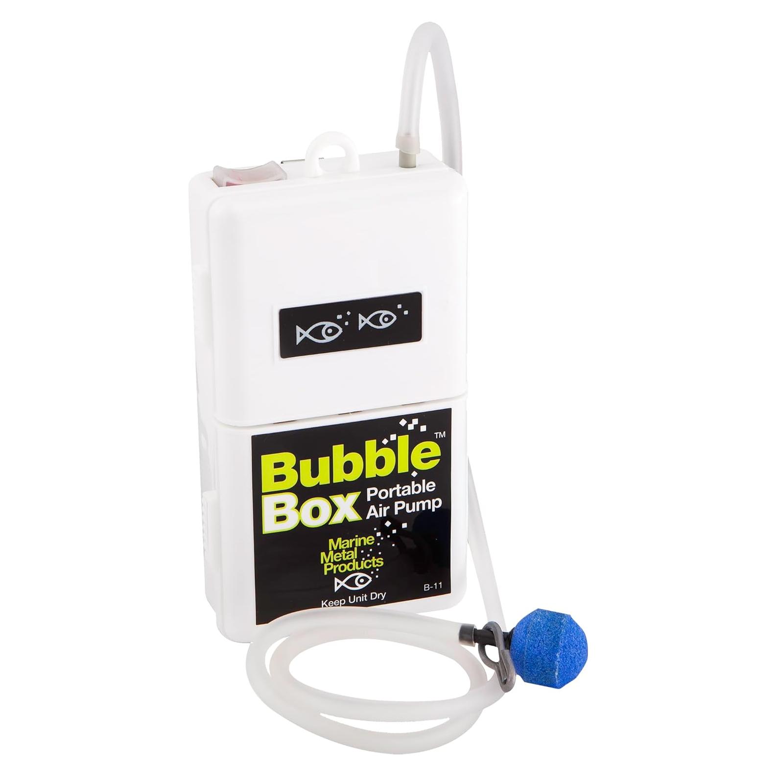 Aereador de Cebo Vivo Marine Metal B-11 Bubble Box 181g