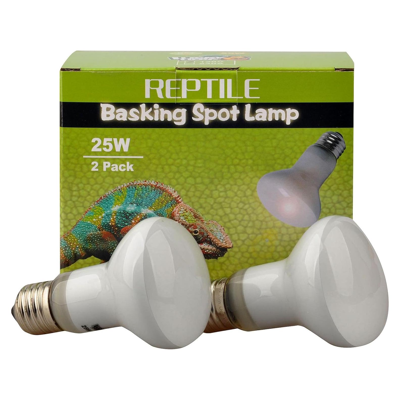 Lámpara de Calor para Reptiles Lucky Herp 25W Paquete de 2