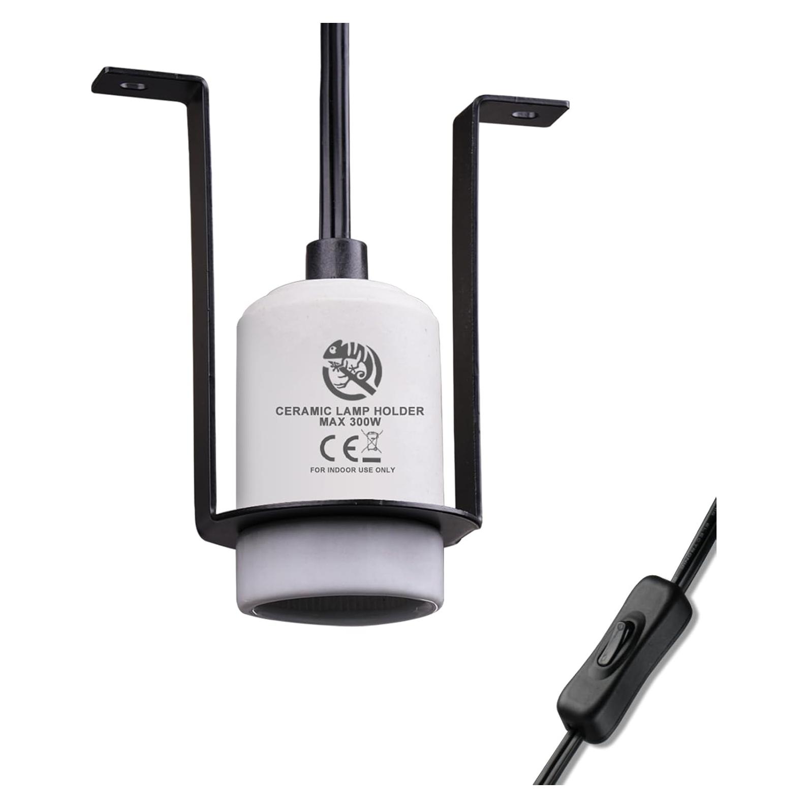 Soporte de Lámpara de Calor Cerámica REPTI HOME 300W