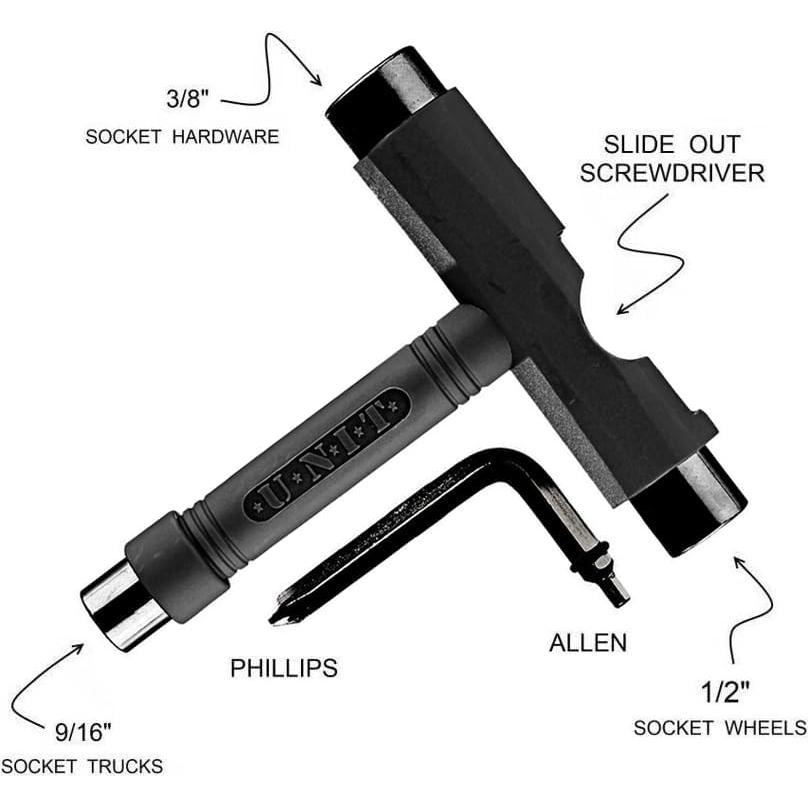 Herramienta de Skateboard Kata Skateboarding + Prensa de Rodamientos