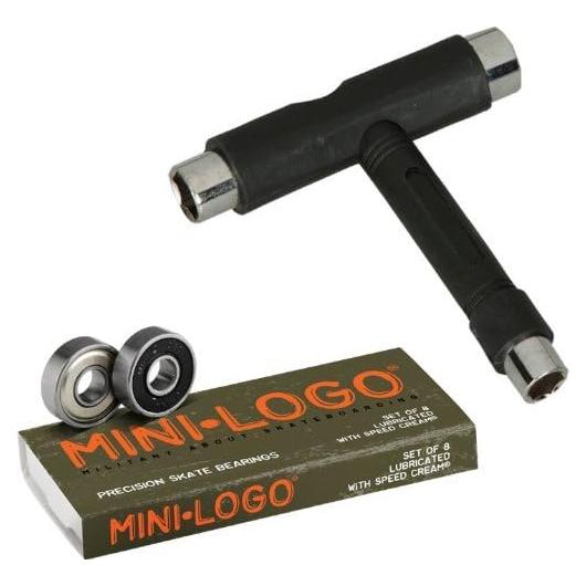 Rodamientos Mini Logo Powell 608 + Herramienta T Patineta