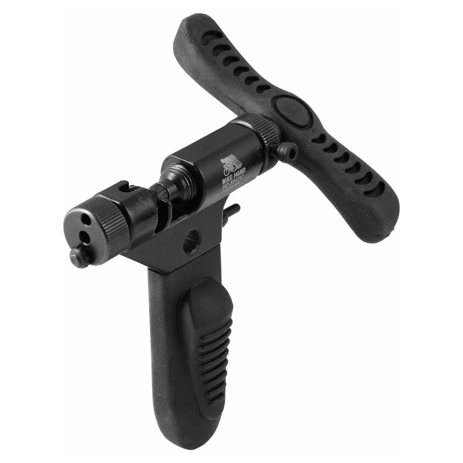 Herramienta de ruptura de remaches BikeHand YC-324SC para cadenas de 1 a 12 velocidades