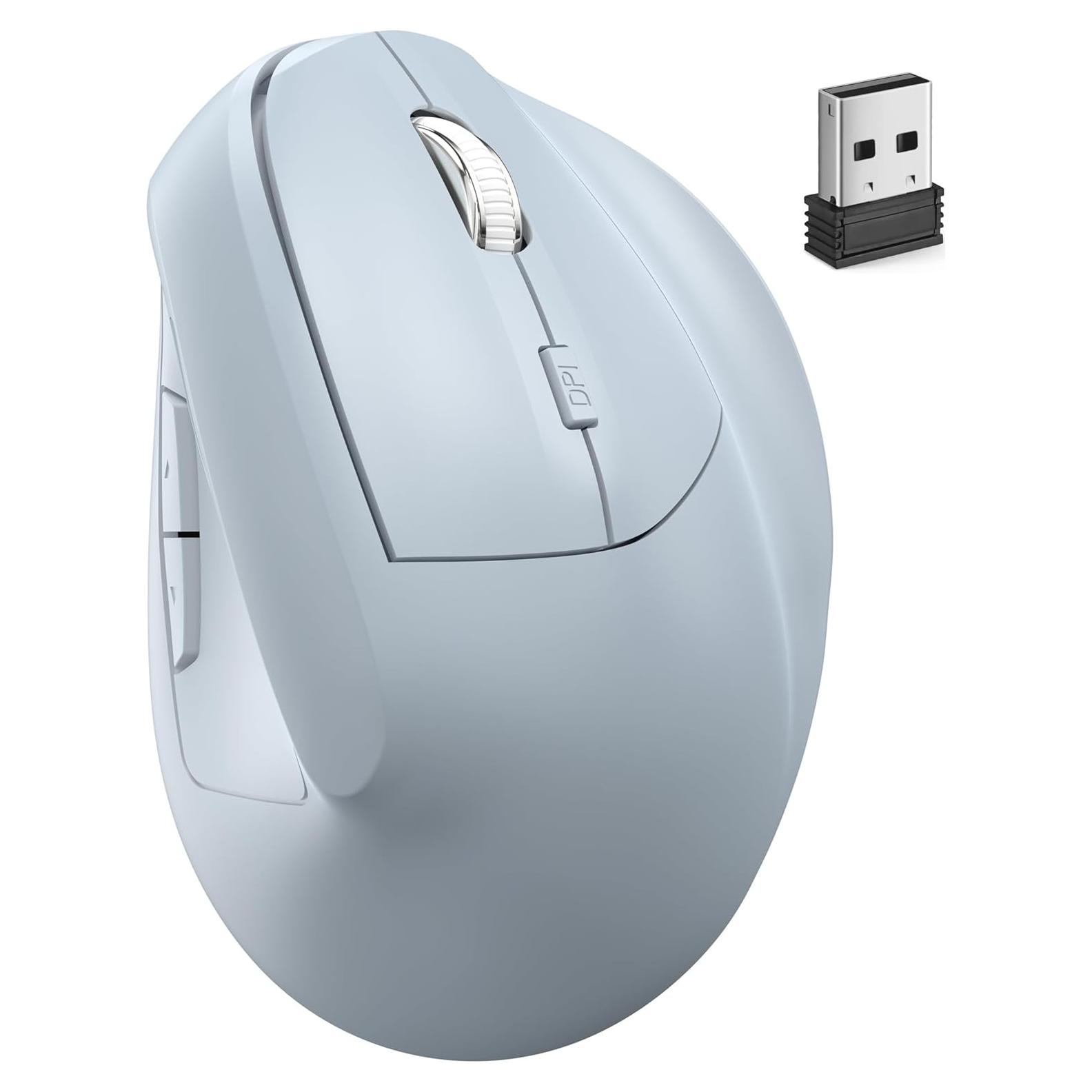 Ratón Inalámbrico Ergonómico SHARE SUNSHINE Azul Silencioso