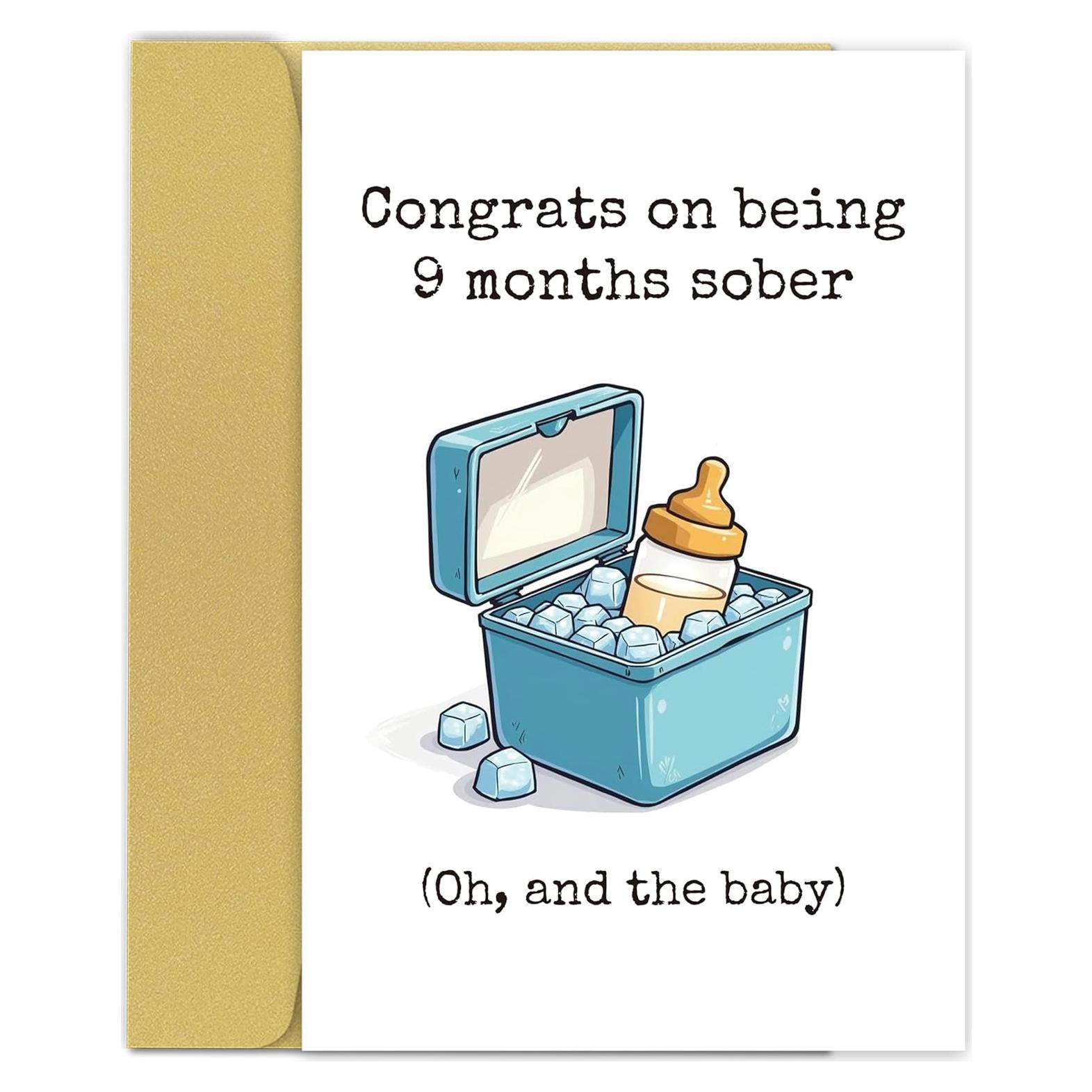 Tarjeta de Felicitación para Nuevos Bebés Zoytonky 20.5x13.6cm