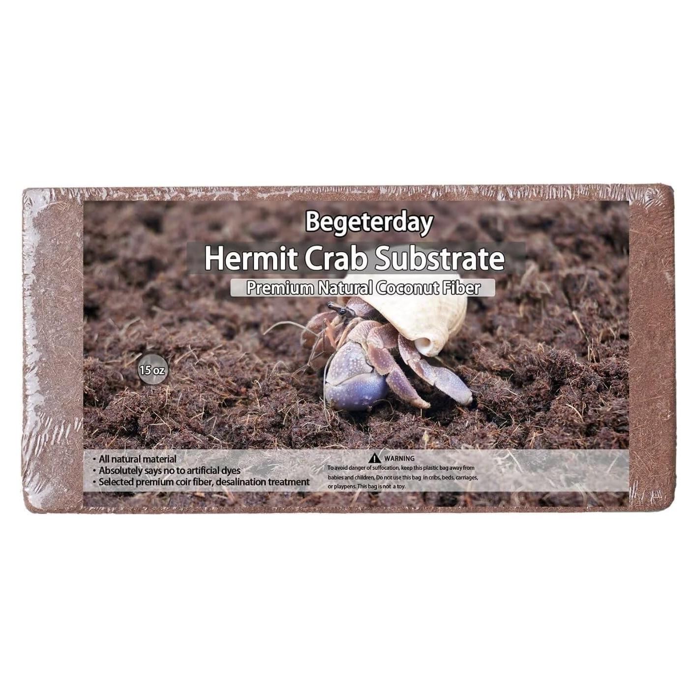 Ladrillo de Coco Coir Begeterday 425g para Cangrejos Ermitaños