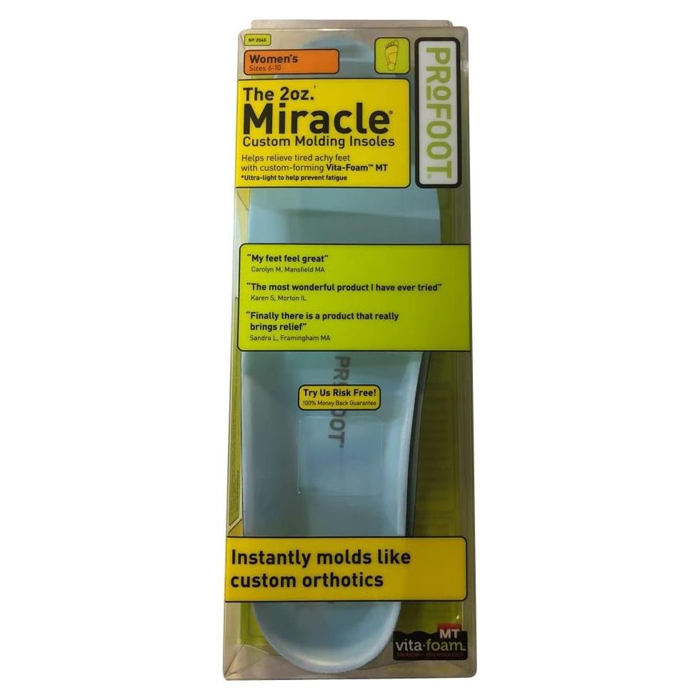 Plantillas Ortopédicas Personalizadas ProFoot Miracle 56.7g