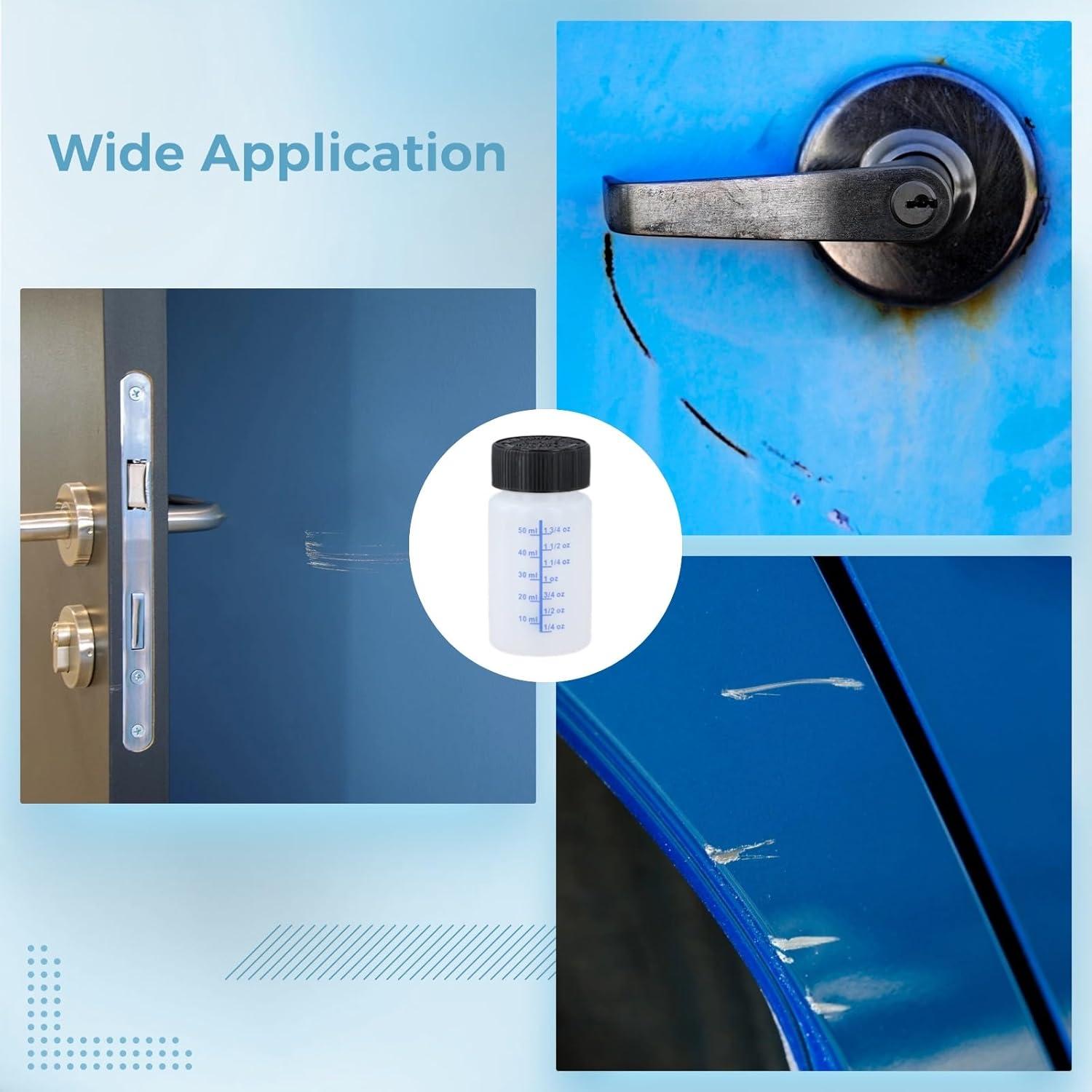 120 Botellas de Pintura Vacías Lnrueg 59 ml con Pincel