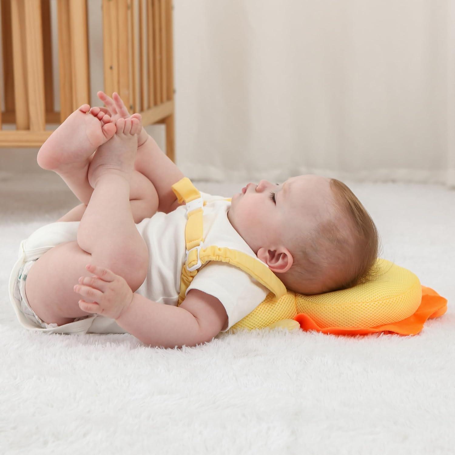 Mochila Protectora de Cabeza Bebé León - Suave y Ligera