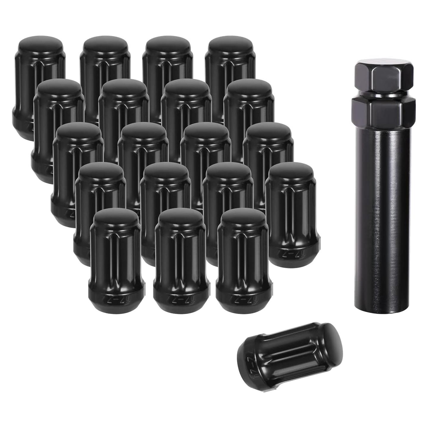 Tuercas de Rueda NPAUTO 1/2"-20 Negras 21 Pcs para Ford y Jeep