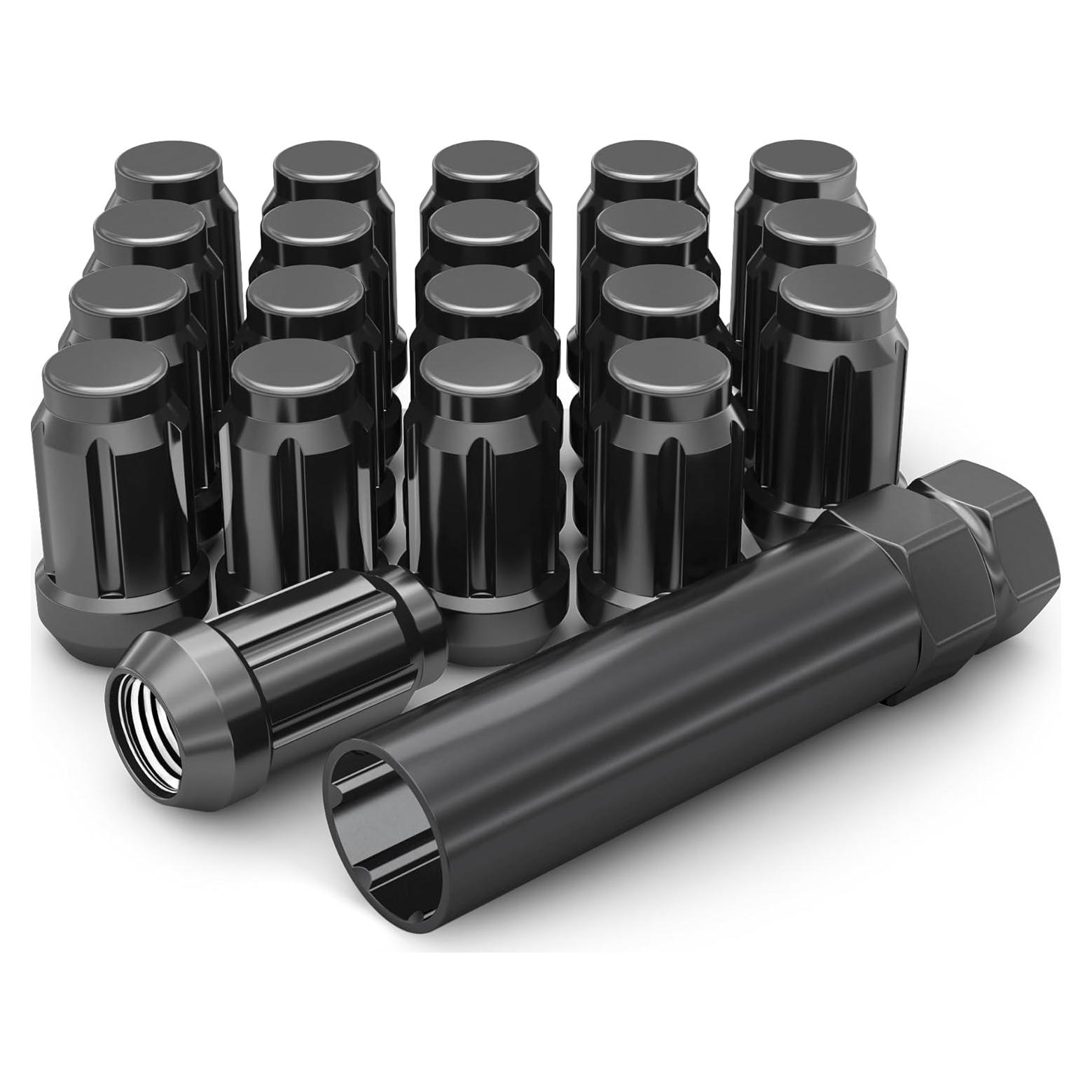 Tuercas de Rueda Caballero Blanco 3807BK-20AM Cromo Negro M12x1.50