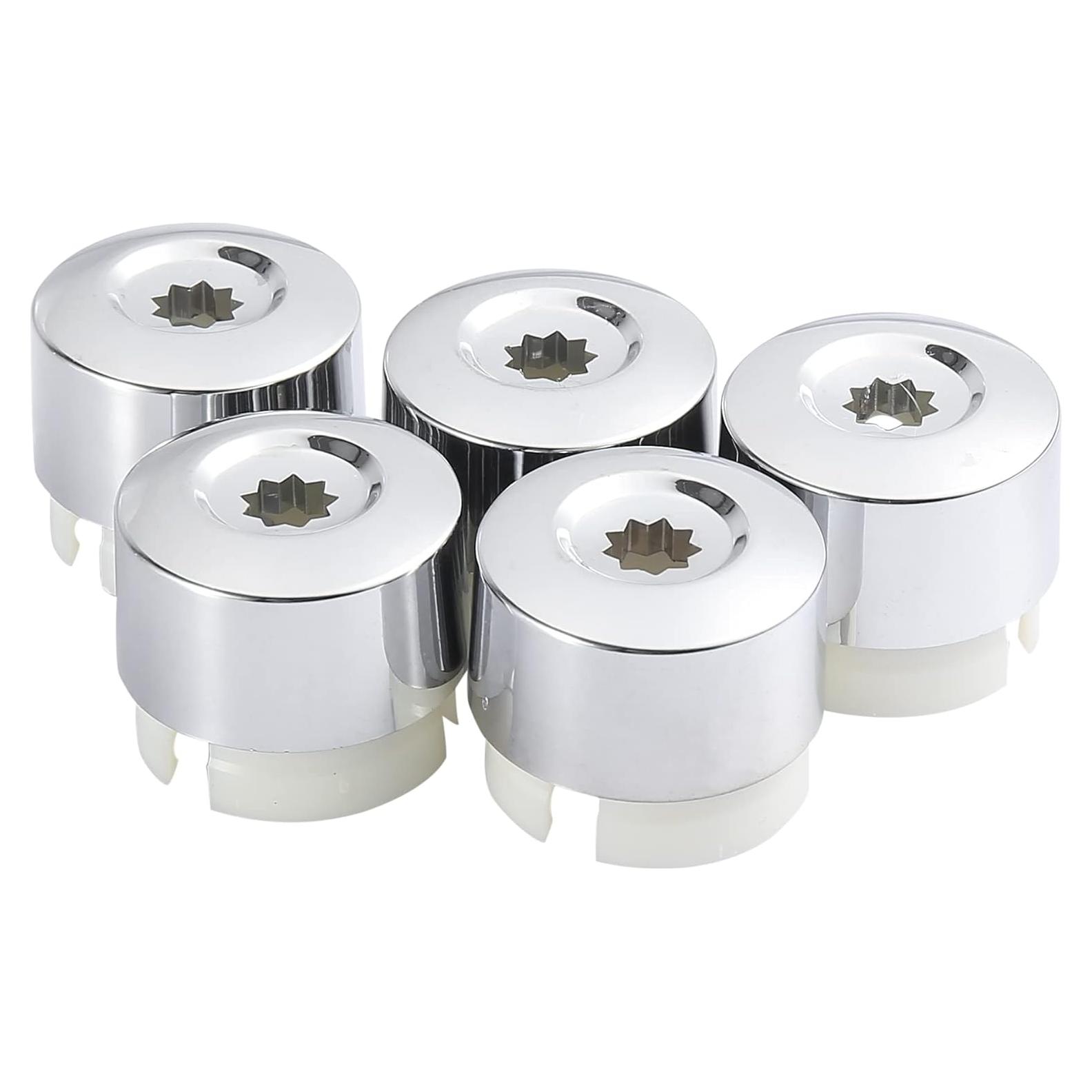 Cubierta de Tapa de Tuerca de Rueda X AUTOHAUX para VW Touareg 2004-2016 - 5 Piezas