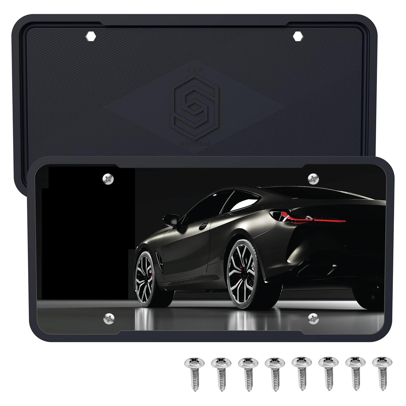 Cubiertas de Placa de Licencia de Silicona Solid - 2 Piezas