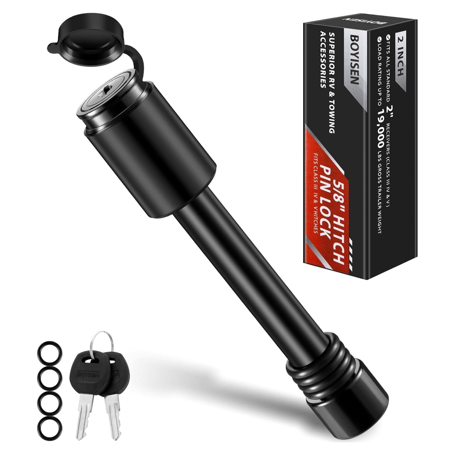 Cerradura de Pasador de Enganche BOYISEN 5/8" Acero Alta Resistencia