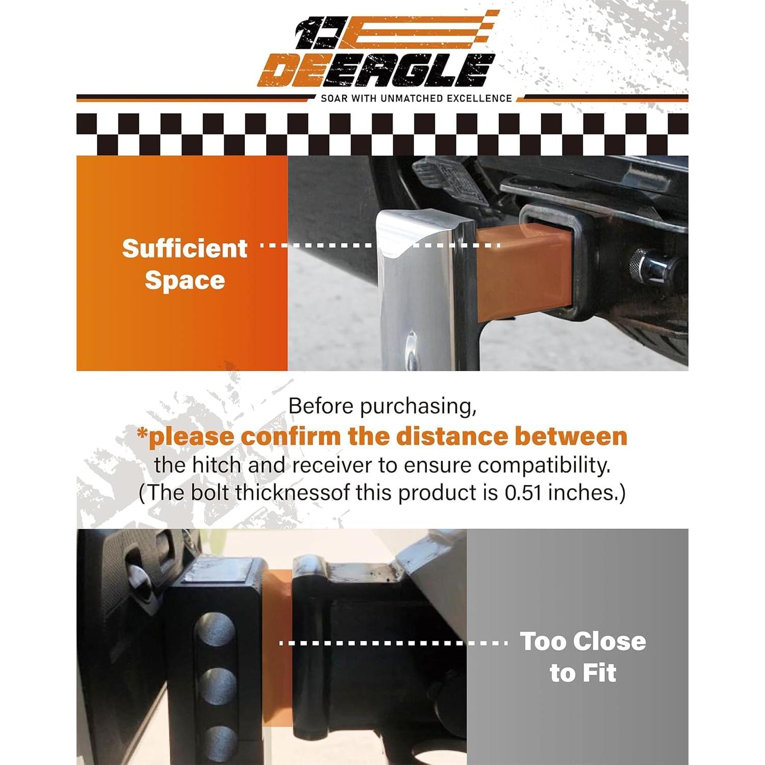 Kit de Clavo Anti Rattle DEEAGLE 2" Ajuste Universal