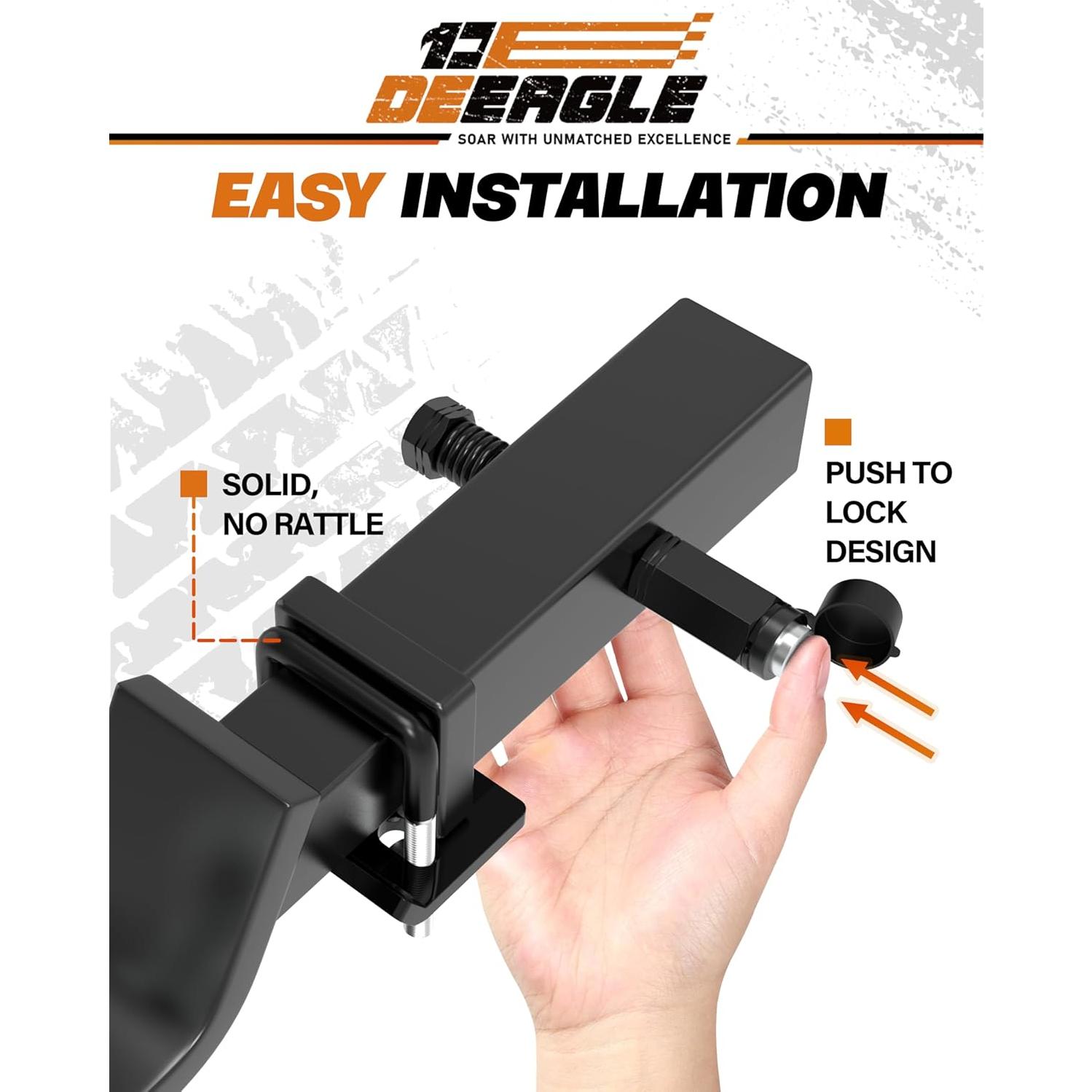 Kit de Clavo Anti Rattle DEEAGLE 2" Ajuste Universal