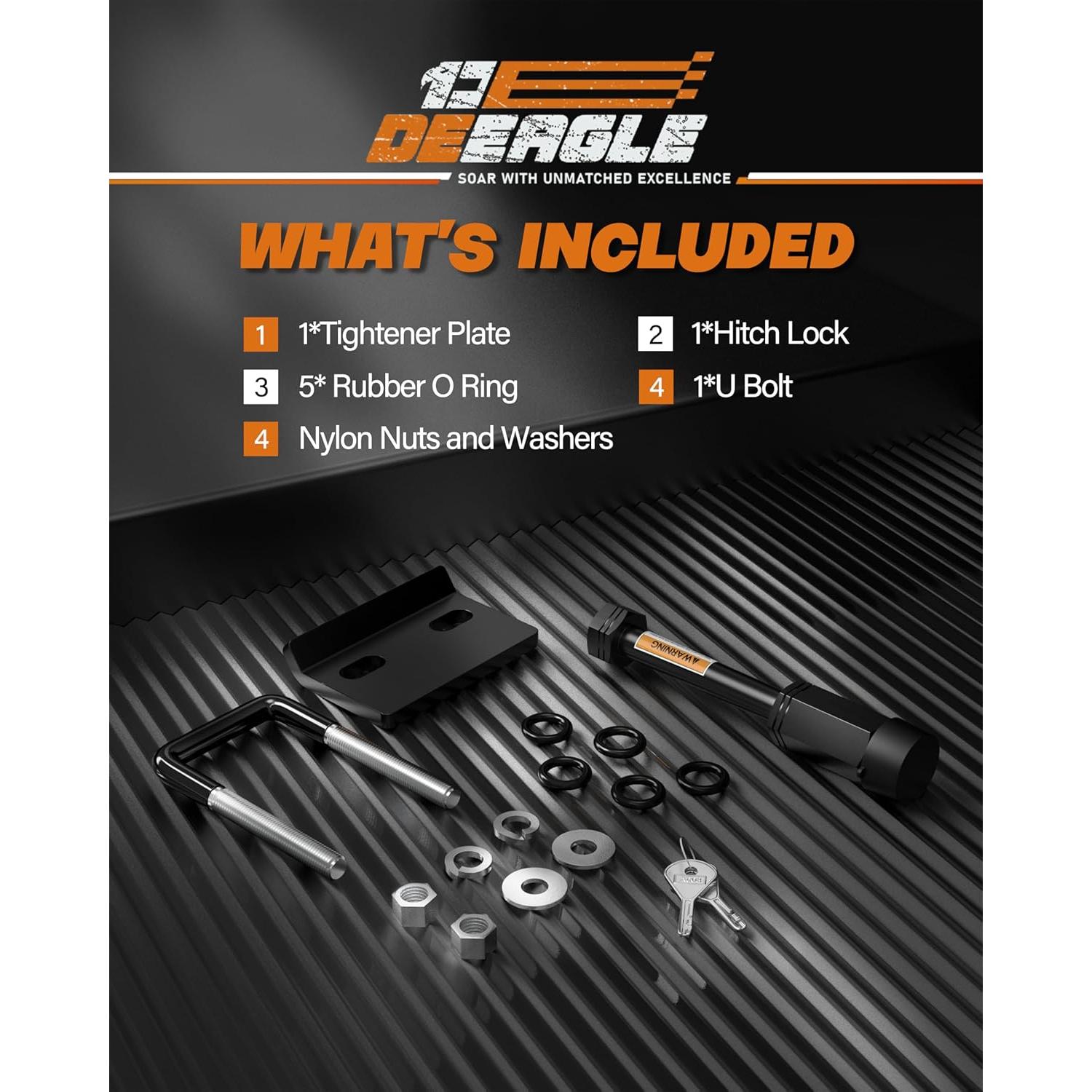 Kit de Clavo Anti Rattle DEEAGLE 2" Ajuste Universal