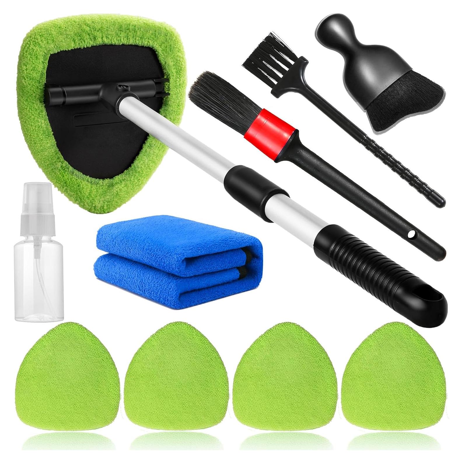 Kit de Limpieza de Parabrisas Qydipclin 10 Piezas Verde