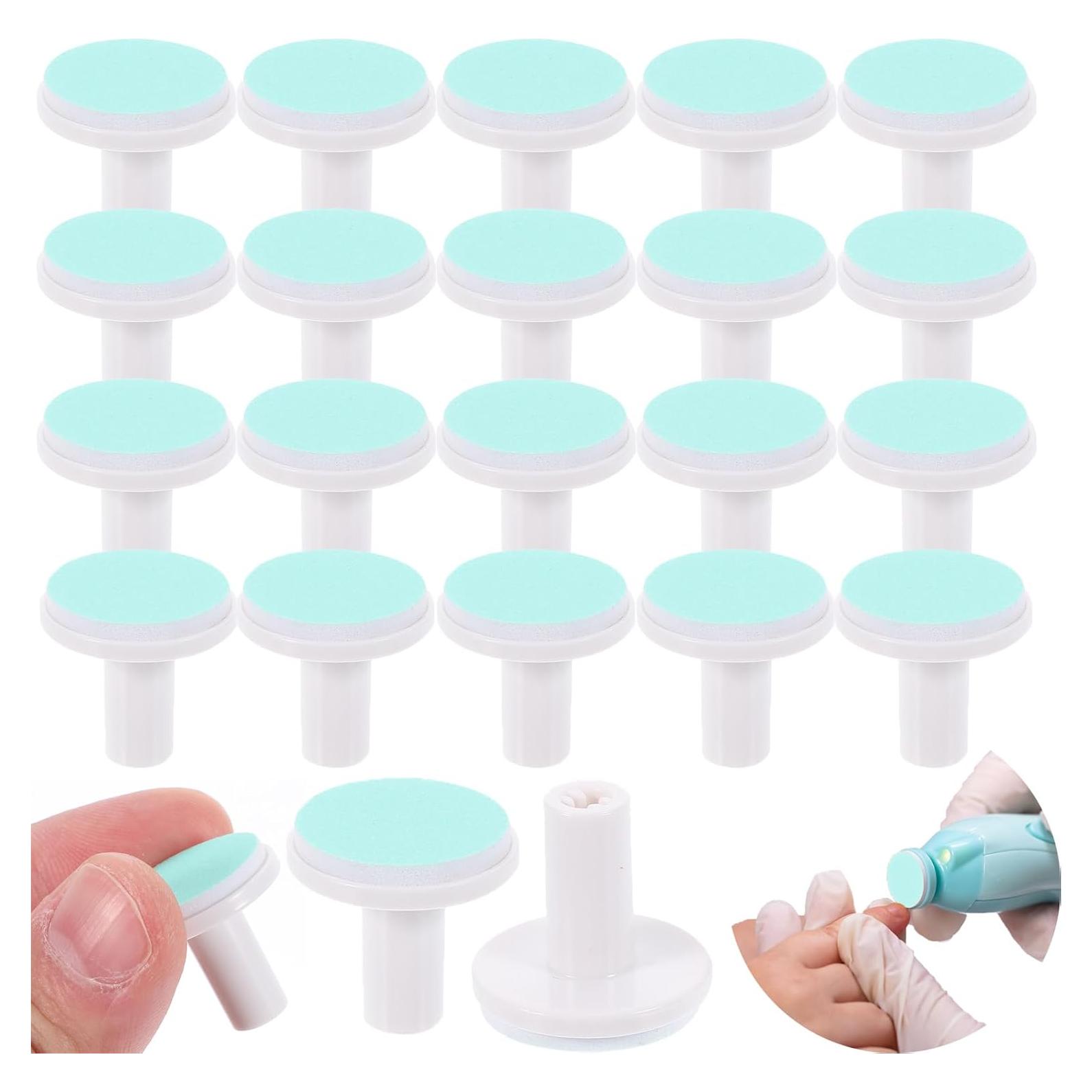 24 Almohadillas de Reemplazo NIYANGLE para Cortador de Uñas Bebé