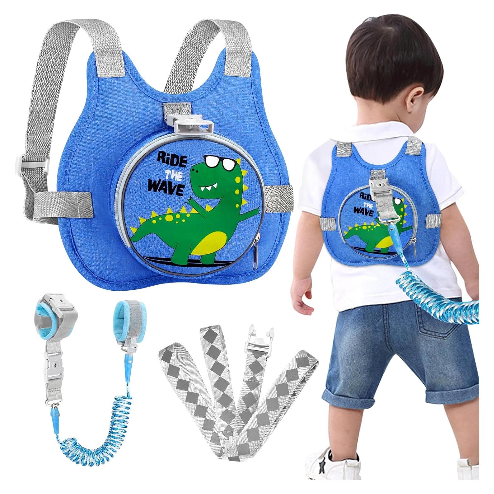 Arnés de Seguridad para Niños Accmor Tiranosaurio Rex Azul