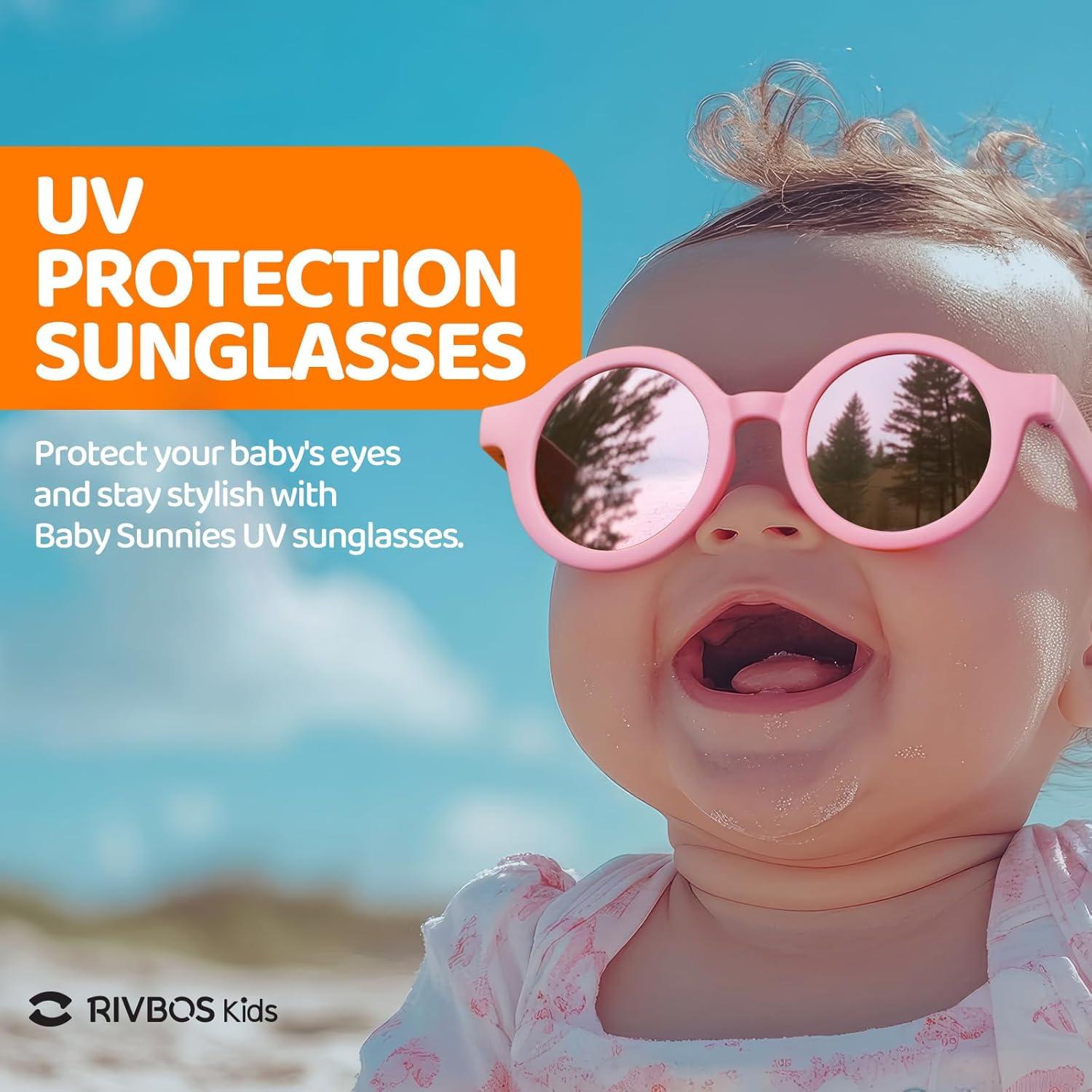 Gafas de sol RIVBOS Baby Wrap Polarizadas UV400 para Bebés
