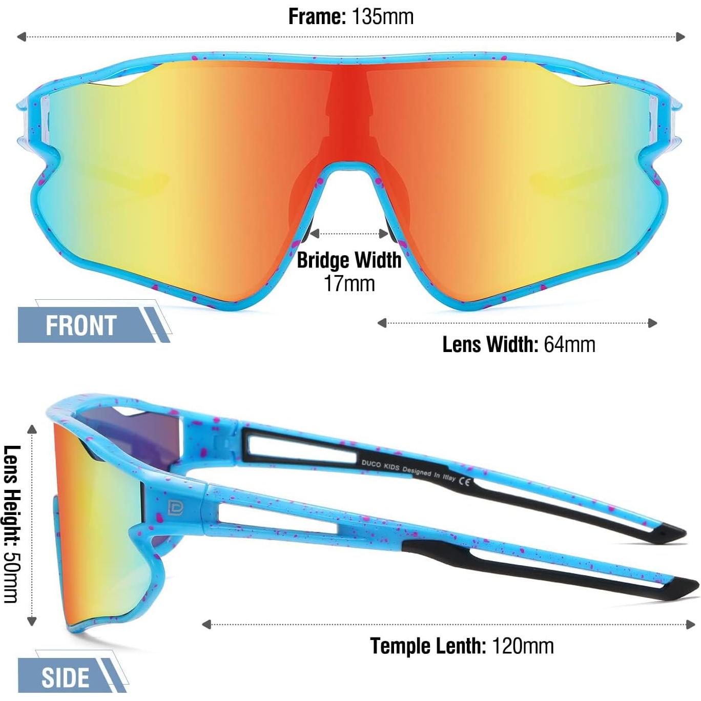 Gafas de sol deportivas para niños DUCO DK268 UV400