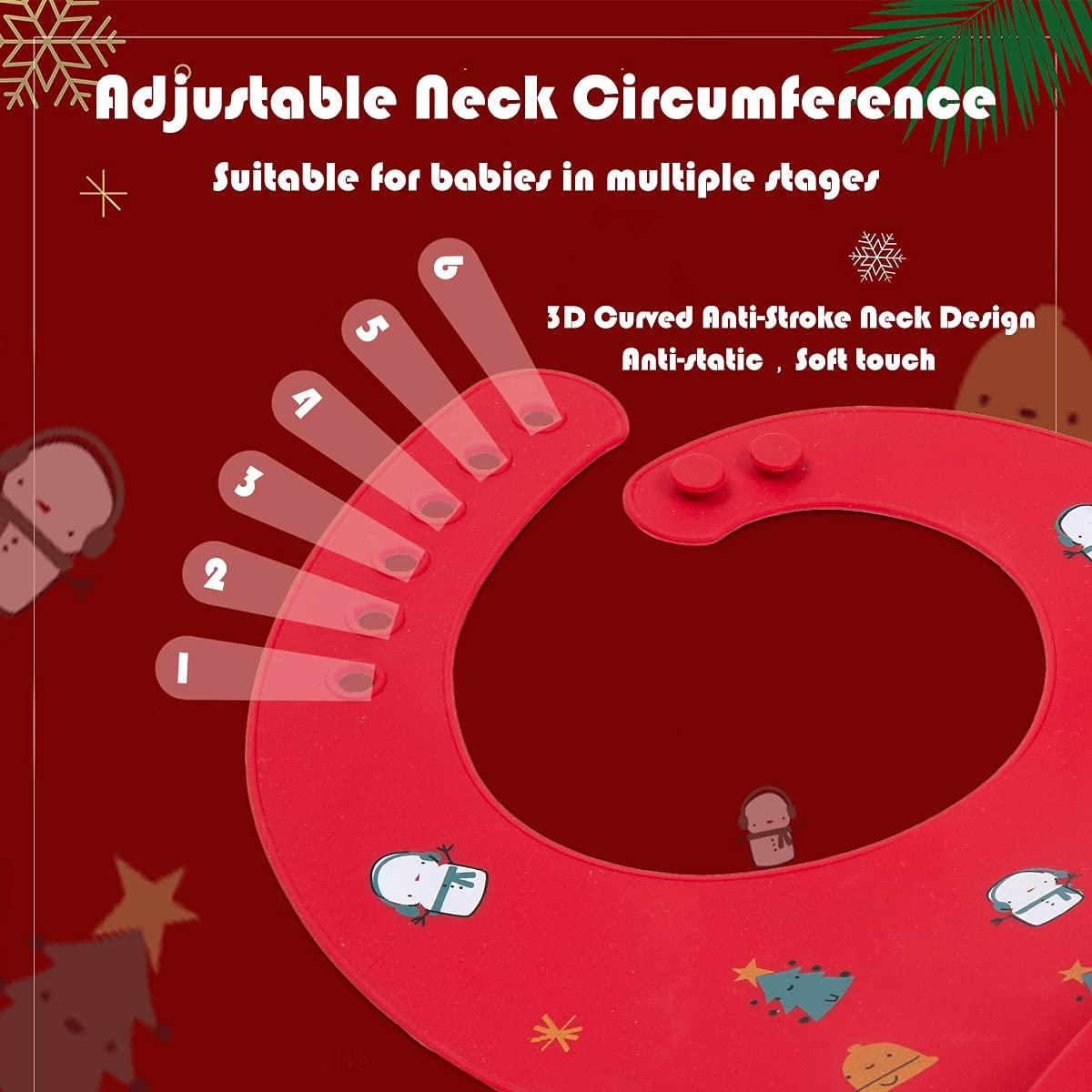 Babero de Silicona Ajustable Little Dimsum - Impermeable y Suave