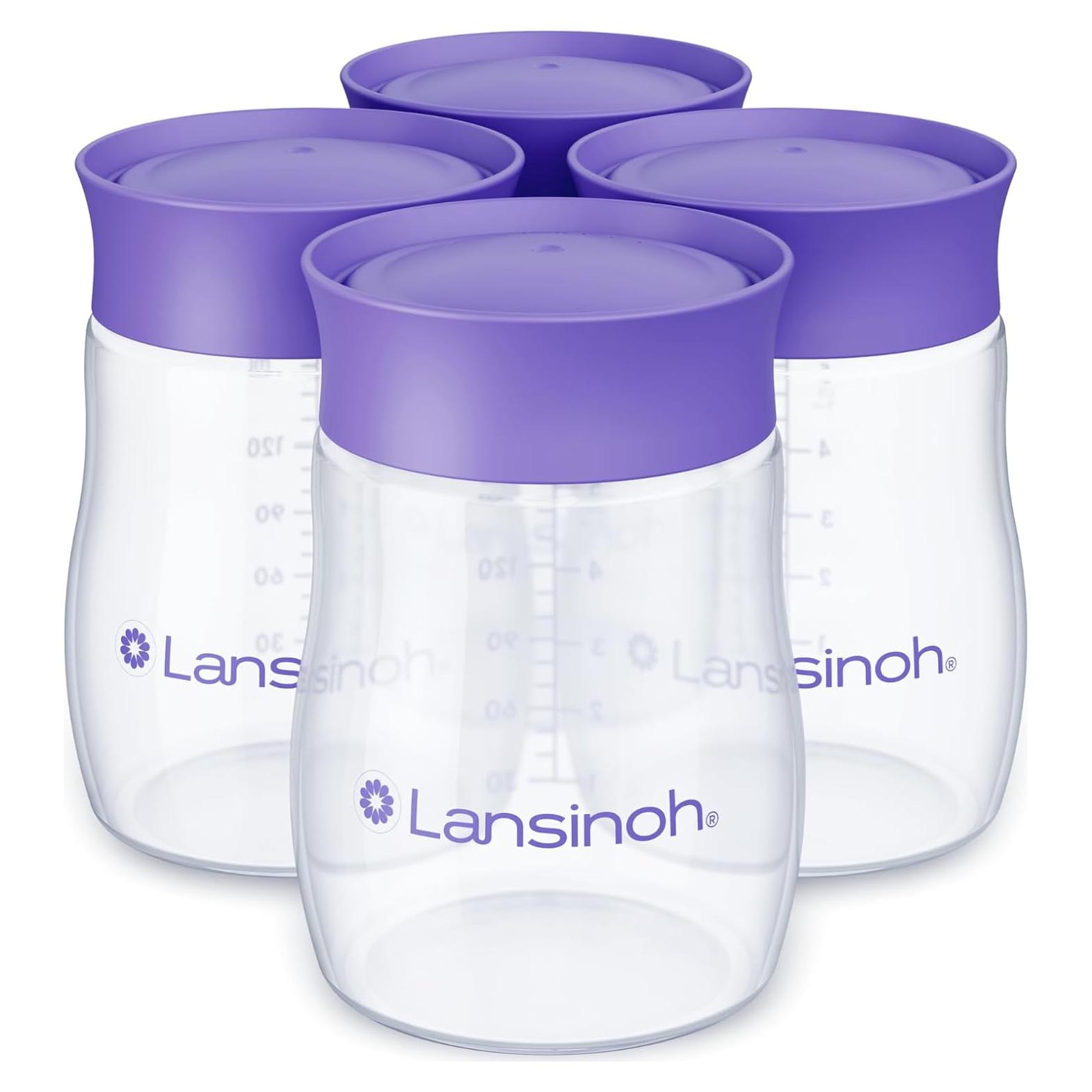 Botellas de Almacenamiento de Leche Materna Lansinoh 4x150ml