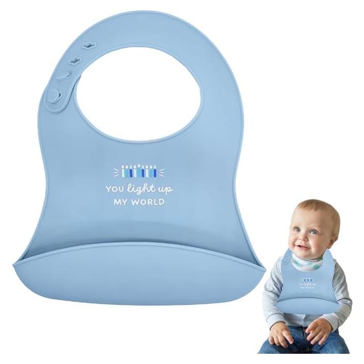Babero de Bebé Dreidel Iluminas Mi Mundo - 6 meses a 6 años
